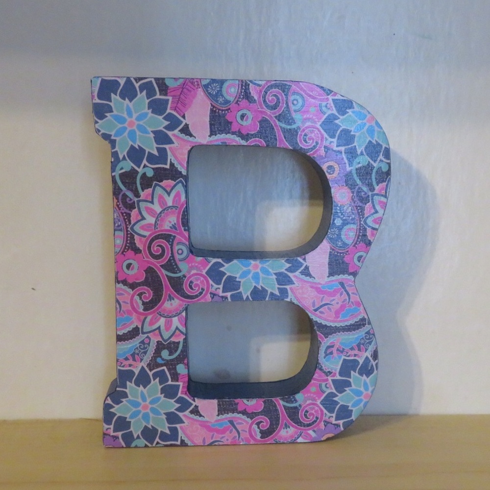 4 3/4 wooden letters